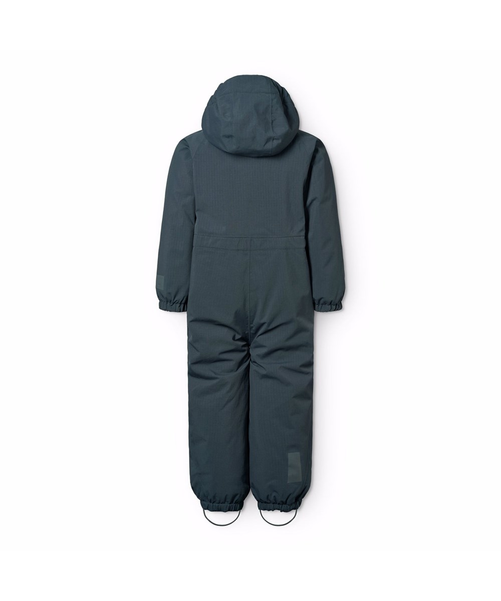 Pingo - Night Navy - Vattenavvisande mörkblå overall, tillverkad av återvunnen nylon, lämplig för temperaturer ner till -10°C.