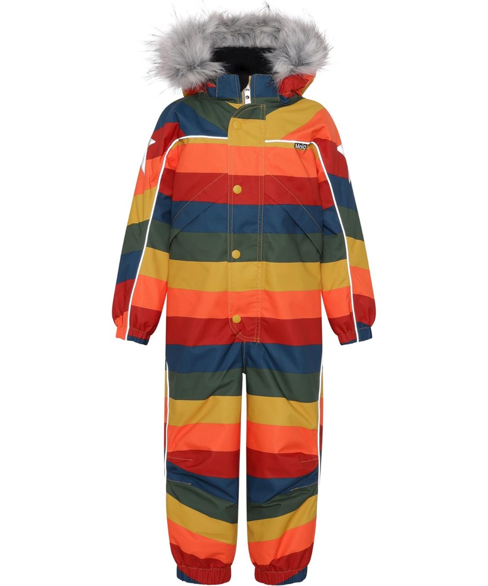 Polaris Fur - Rainbow - Återvunnen overall med regnbågsfärger.