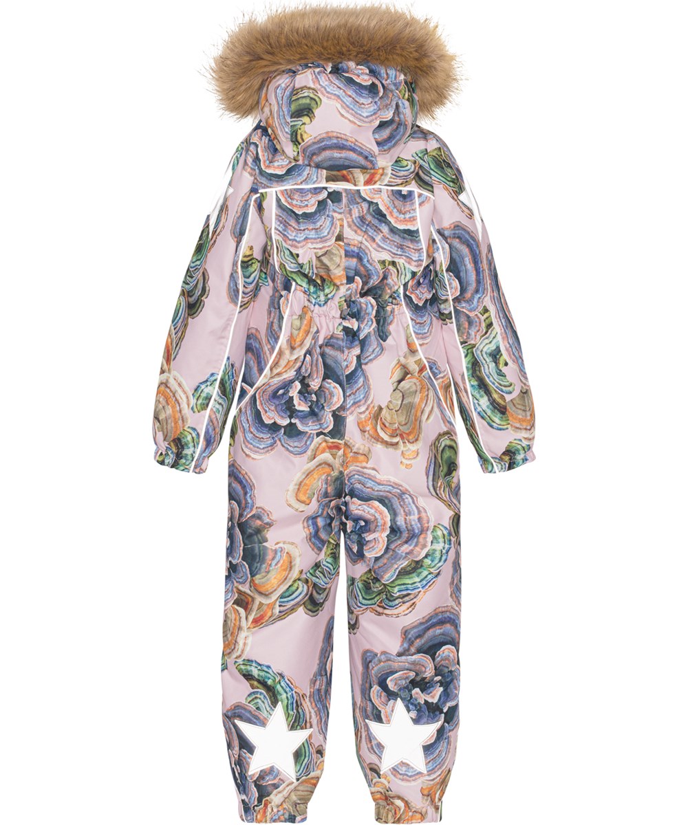 Polaris Fur - Rainbow Fungi - Återvunnen overall med svampar.