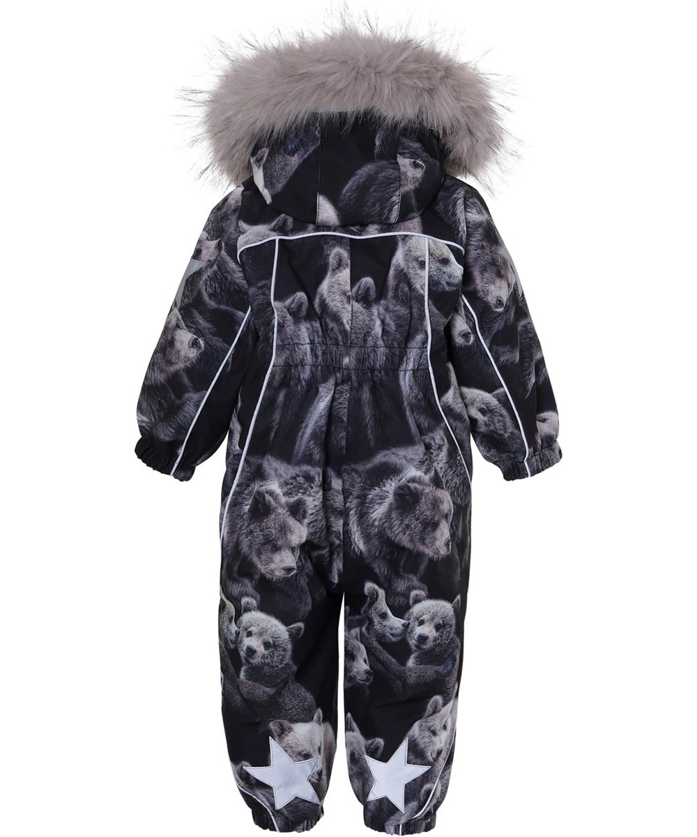 Pyxis Fur - Teddy - Overall med gulliga björnar